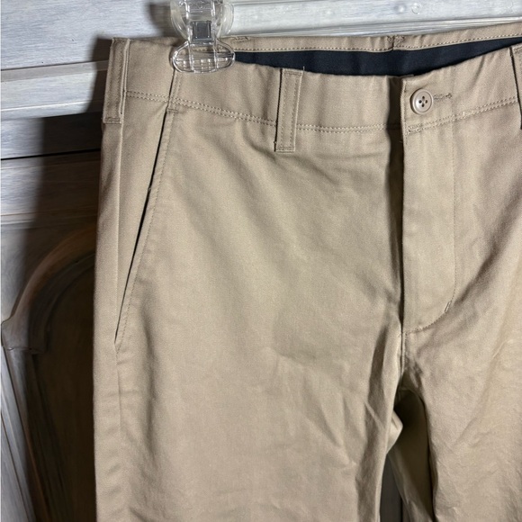 Lands End Men's‎ Tailored Fit Flat Front Khaki Pants Preppy Academia Classic - Picture 4 of 9